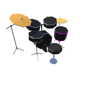Drumset(Individual Colliders)